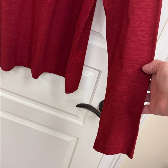 Hugo Boss Deep Red V-Neck Shirt - Picture 11 of 12